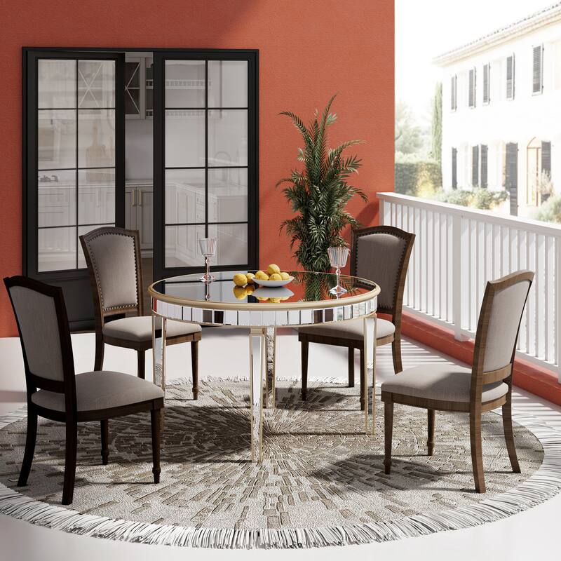 Contemporary Round Dining Table