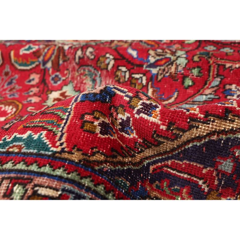 ECARPETGALLERY Hand-knotted Antalya Vintage Red Wool Rug - 10'0 x 12'9