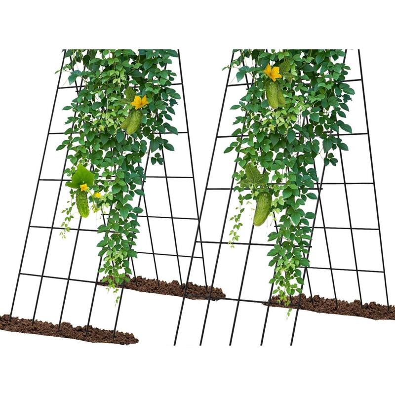 Foldable Cucumber Trellis, Outdoor Garden Trellis for Climbing Plants