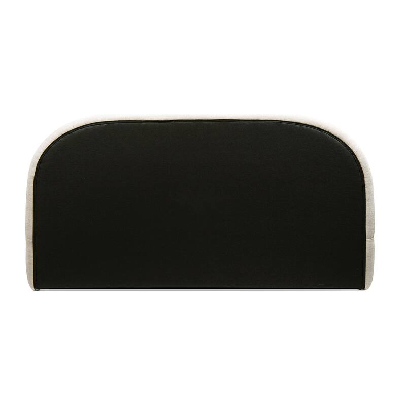 Archie Mid-Century Modern Velvet Upholstered Arched Platform Bed