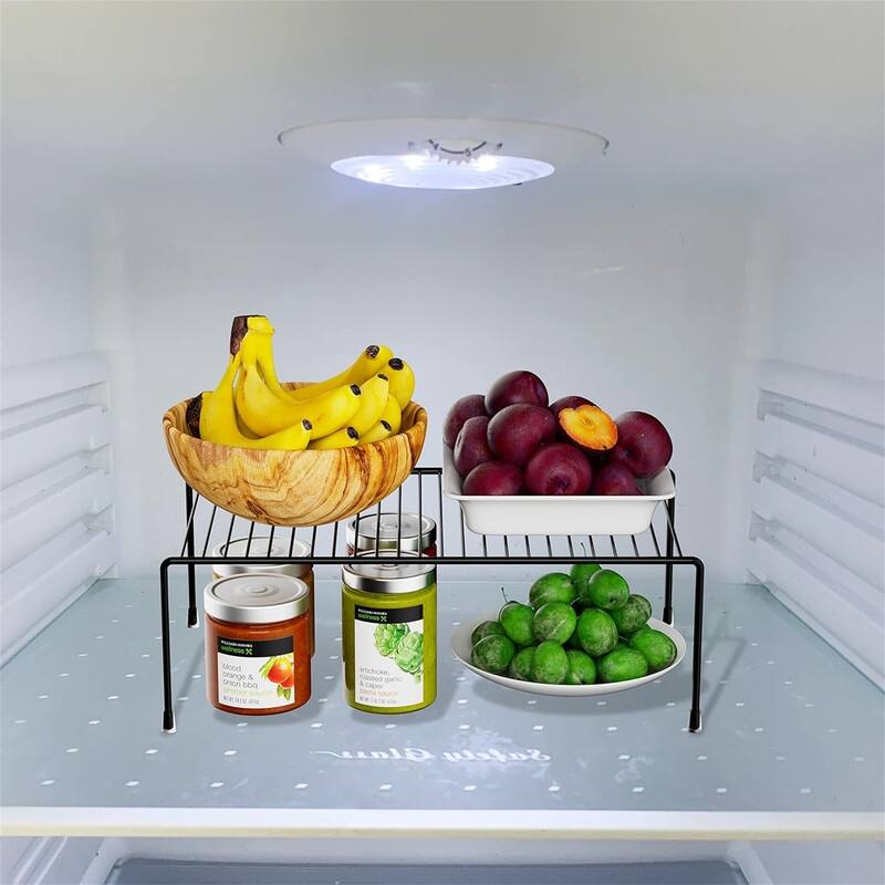 Cabinet Storage Shelf Rack Set of 6 - 9.4"D x 13"W x 5.5"H