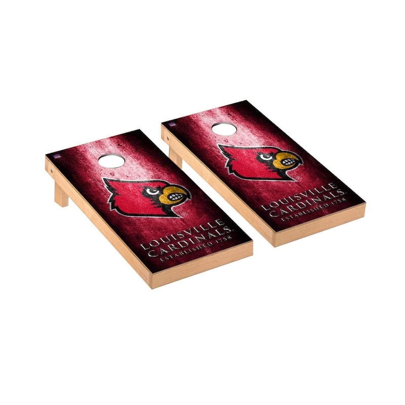 Louisville Cardinals Museum Cornhole Board Set
