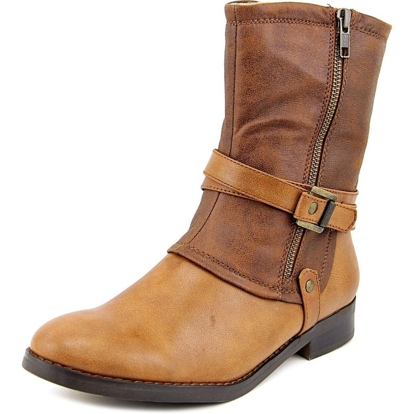 Baretraps Ferne Women Round Toe Synthetic Brown Mid Calf Boot