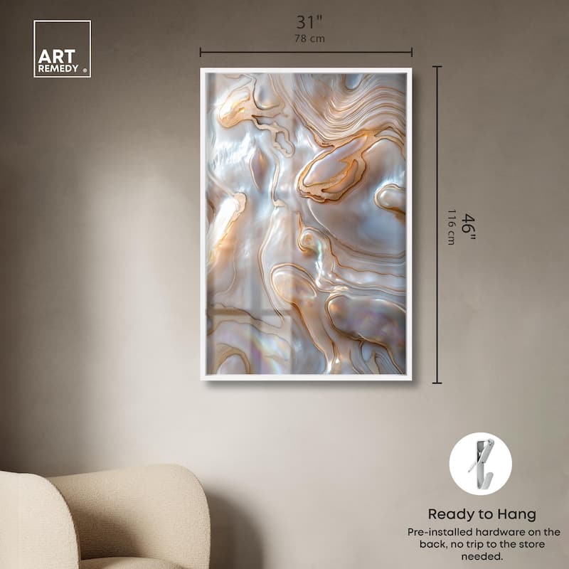 Fluid Preciousness I Shadowbox by Art Remedy