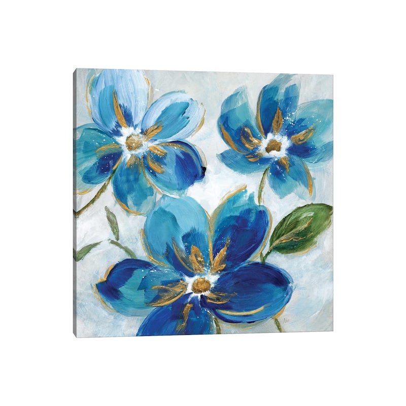 iCanvas "Flowering Blues I" by Nan Canvas Print