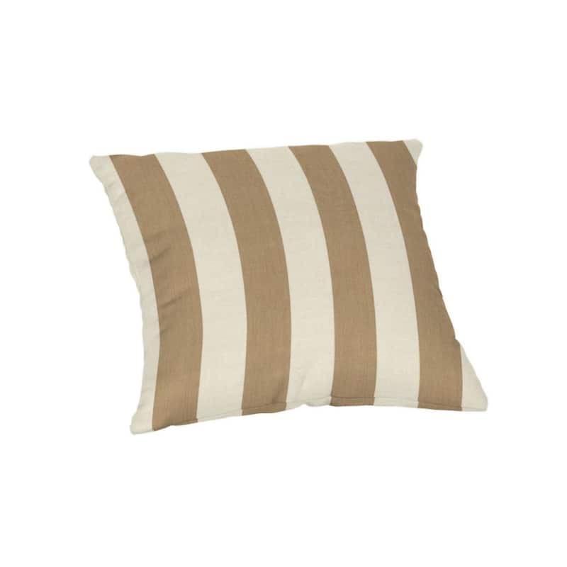Sunbrella 16-inch Square Striped Outdoor Throw Pillow