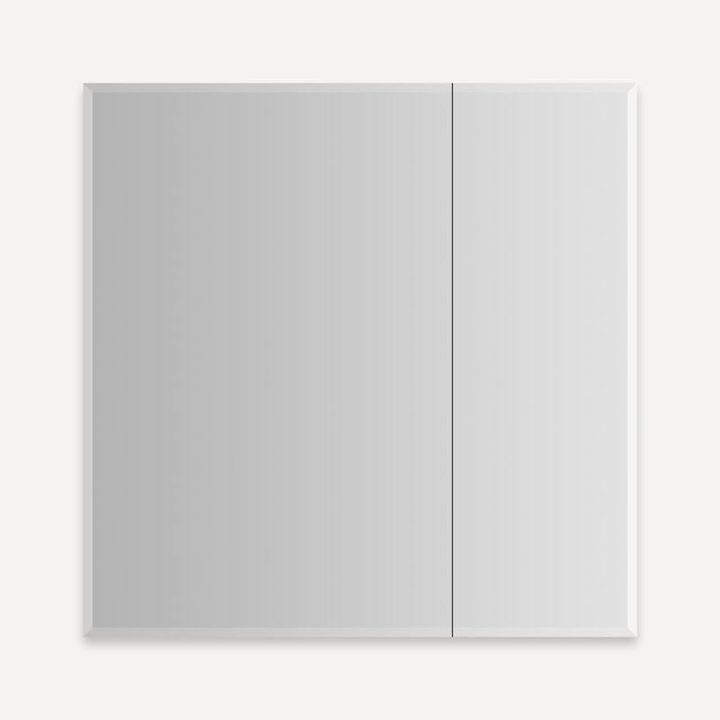 Robern MR3030D6E4L M Series Reserve 29-1/4" x 30" x 6" Left Swinging - Beveled Edge