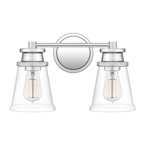 Haverfield 2-Light Polished Chrome Vanity Light