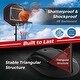 preview thumbnail 5 of 8, Costway 5.5-7.5FT Adjustable Portable Basketball Goal System with - See Details