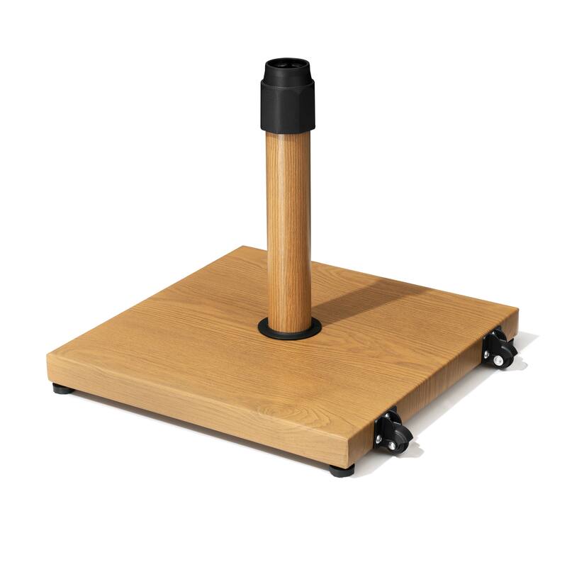 Pellebant Outdoor Market Umbrella Base Stand with Wheels