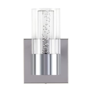 CO-Z 7-Inch Acrylic Wall Sconce Vanity Light Integrated LED - Chrome