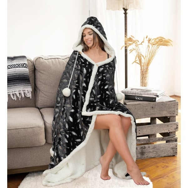 This Blanket Hoodie That's 'Perfect for Snuggling' Is on Sale at