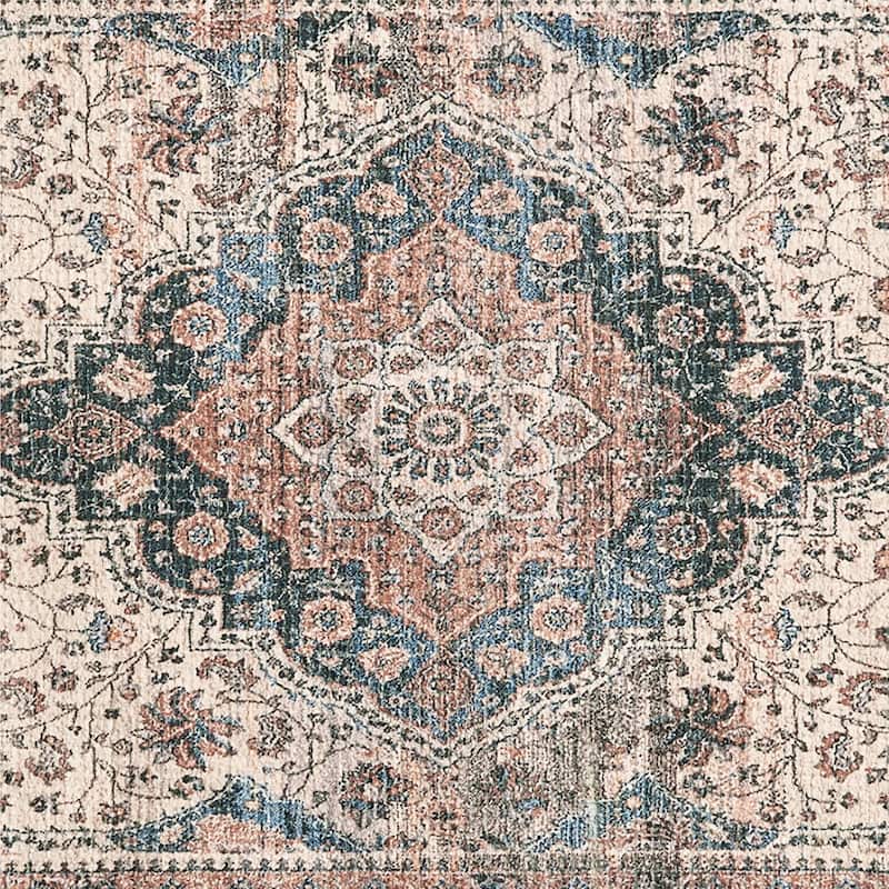 Jessica Simpson Machine Washable, Slip Resistant Accent and Runner Rugs with Fringe