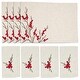 preview thumbnail 6 of 5, Berry Design Embroidered Placemats & Napkins 8 pcs Set (4 Placemats, 4 Napkins)