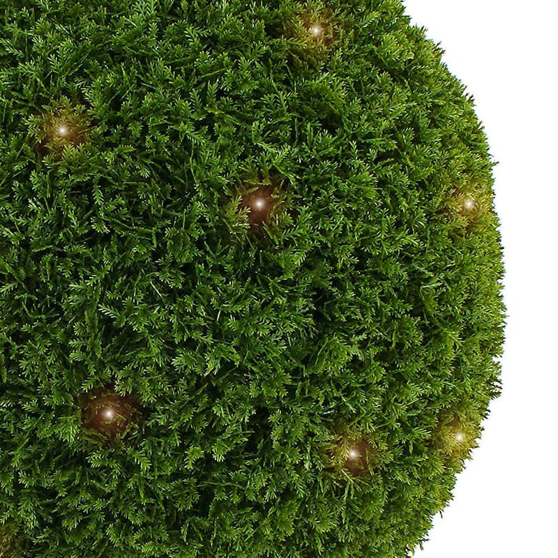 Cypress Lighted Topiary Ball