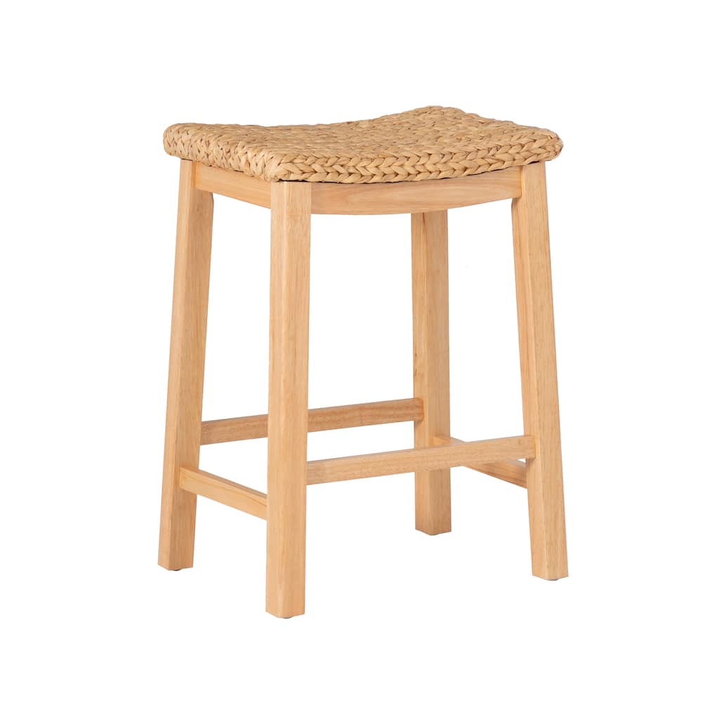 Christiansen Natural Backless Hyacinth Stool