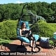 preview thumbnail 4 of 6, Sunnydaze Julia Hanging Egg Chair Replacement Cushions - Cushions Only