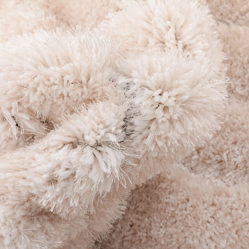Well Woven Logan Winona Honeycomb Hexagon High Low Shag Area Rug