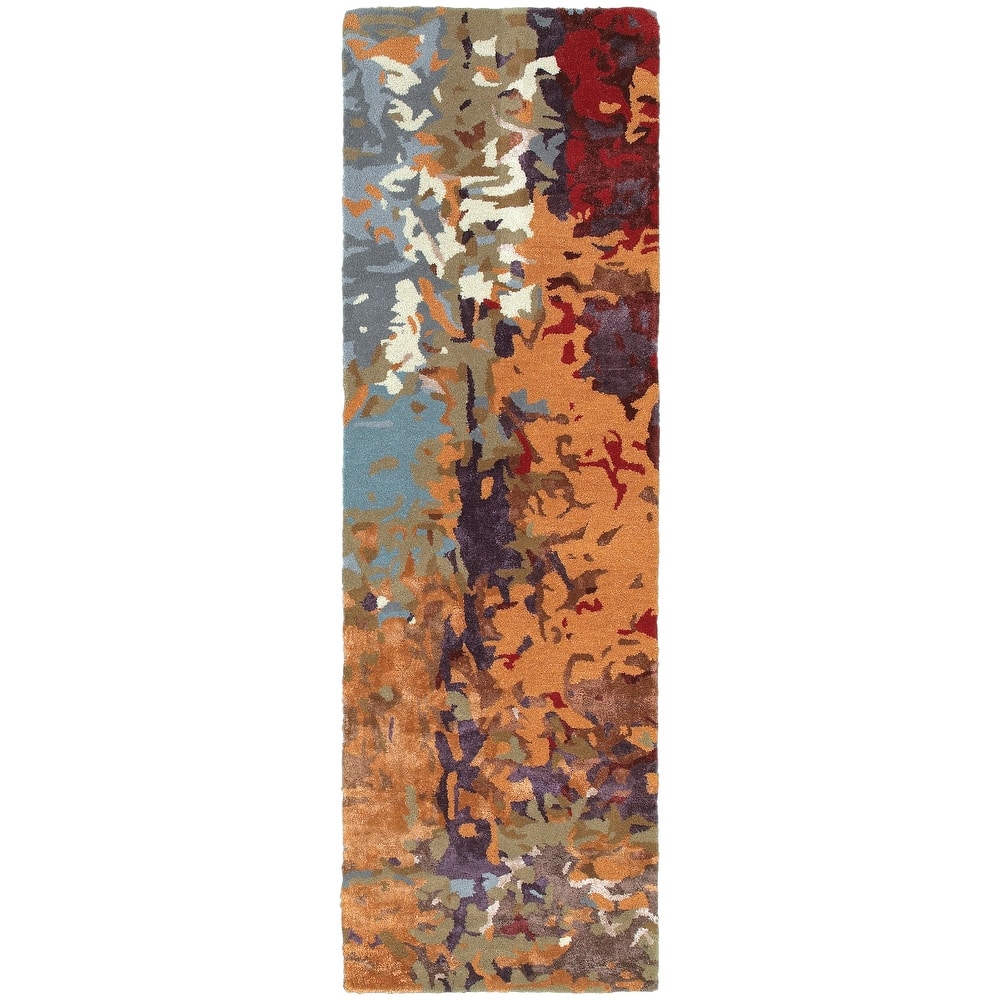 Style Haven Keno Autumn Inspirations Abstract Area Rug