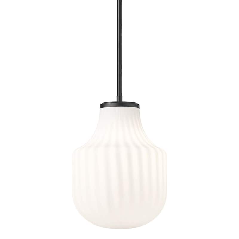 Z-Lite 7510P10 Newbury 10" Wide Mini Pendant - Matte Black