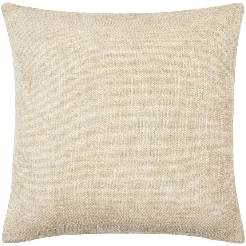 Livabliss Zunaira Modern & Contemporary Solid Color Accent Pillow - 18"L x 18"W - Cover Only - Taupe