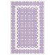 preview thumbnail 13 of 22, SAFAVIEH Handmade Kids Sijtske Geometric Wool Rug 4' x 6' - Purple/Ivory - Rectangle
