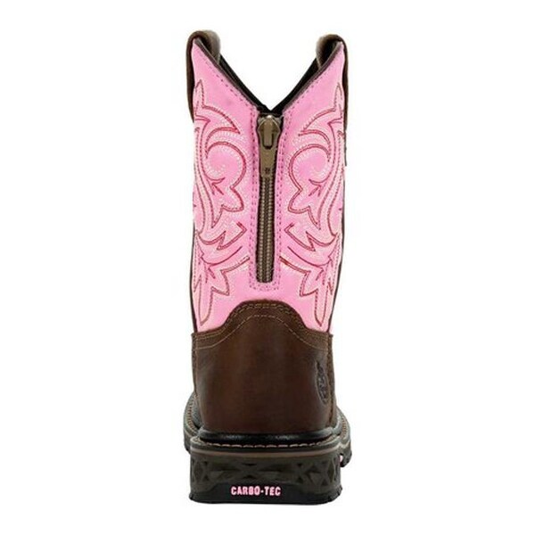 pink georgia boots