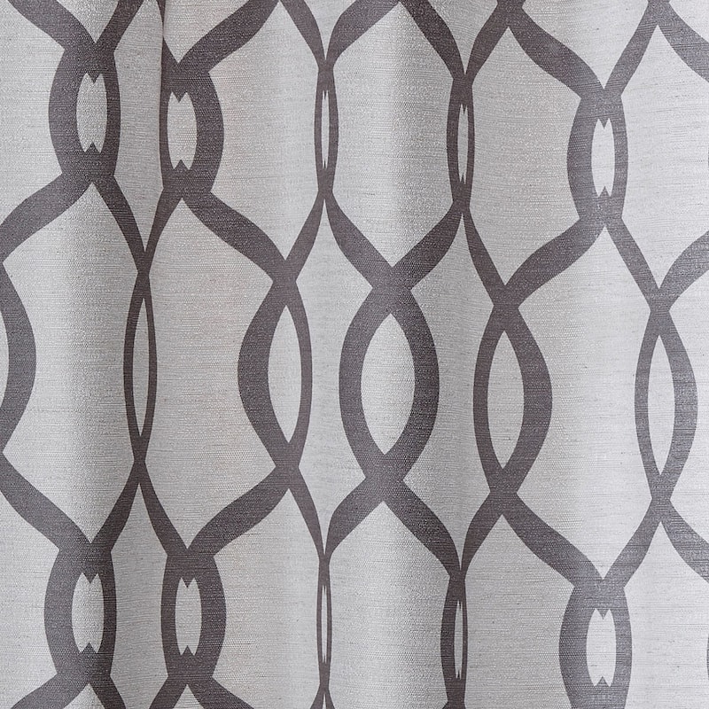 ATI Home Kochi Light Filtering Linen Blend Grommet Top Curtain Panel Pair