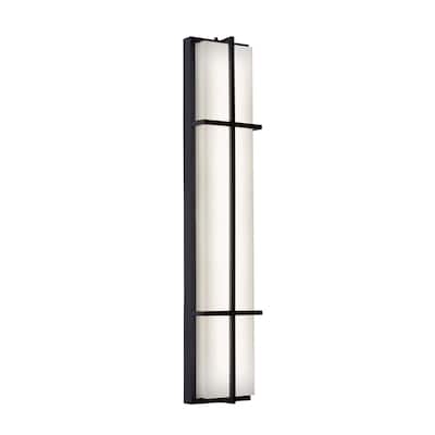 AFX AUGW0736LAJMV August 36" Tall LED Outdoor Wall Sconce with White