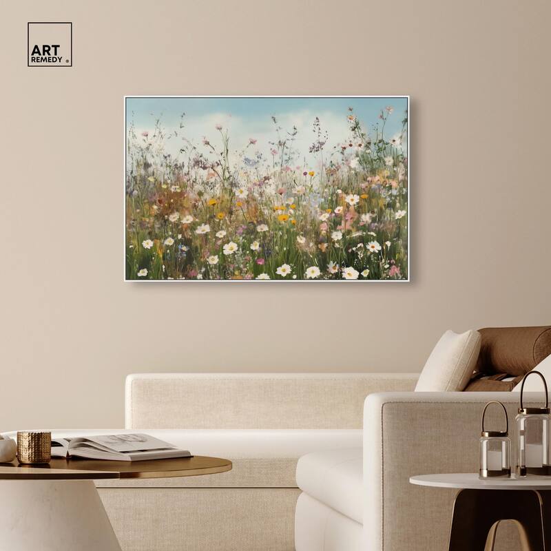 Glimmering Glade Garden III Canvas by Art Remedy