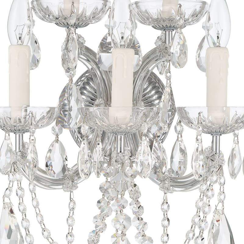 Crystorama Lighting Group Maria Theresa 5 Light 13-1/2" Wide Wall