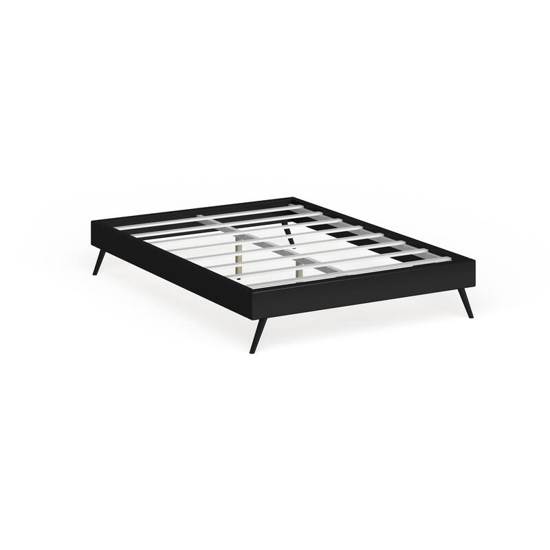 Modway Helen Black Wood Round Splayed Legs Bed