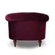 preview thumbnail 19 of 30, La Rosa Velvet Tufted Upholstered Accent Chair