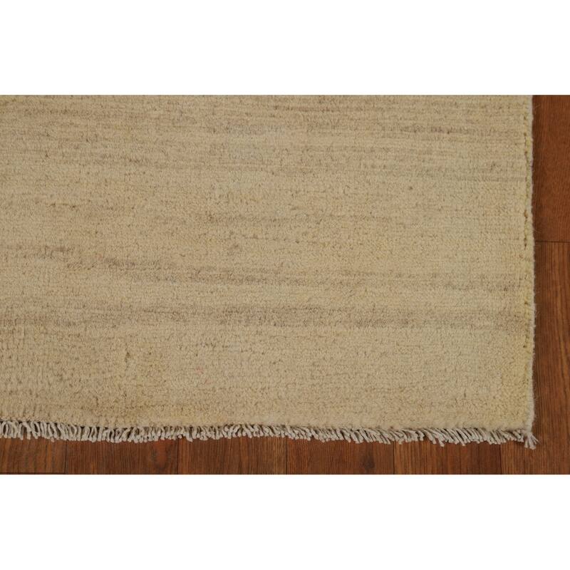 Gabbeh Modern Foyer Rug Hand-Knotted Wool Carpet - 2'8"x 4'2"