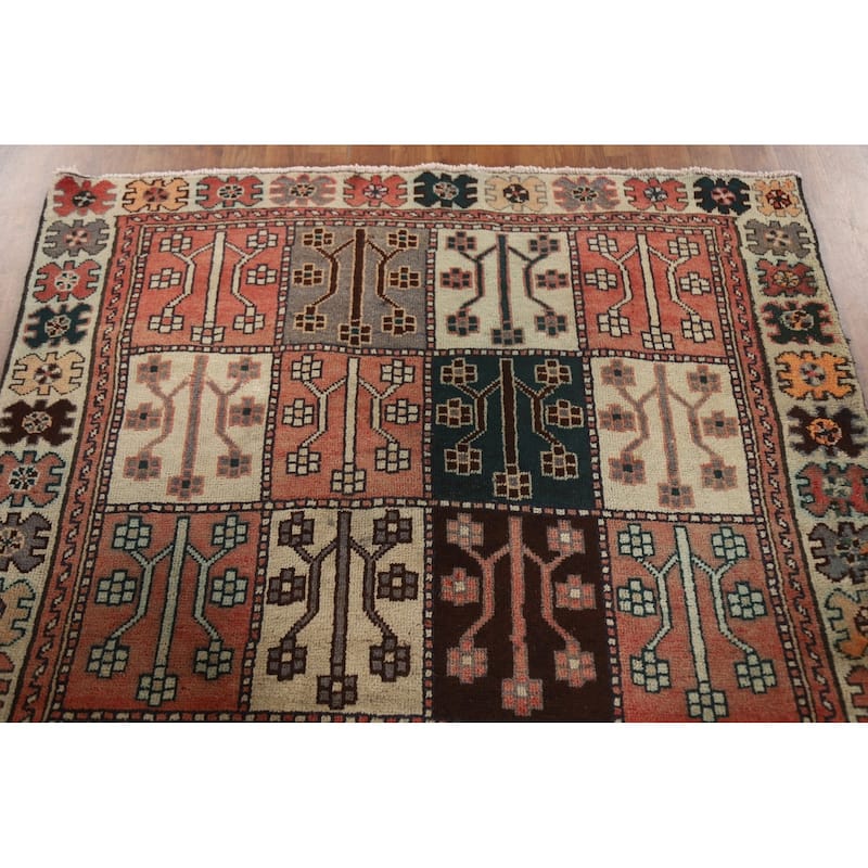 Garden Design Bakhtiari Persian Vintage Runner Rug - 4'5"x 8'11"