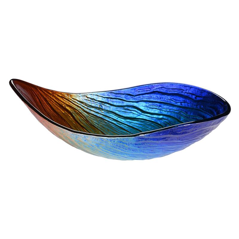 Colorful Leaf Shape Bathroom Sink