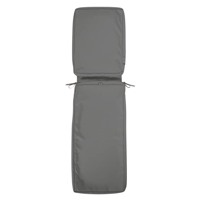 Classic Accessories Montlake Water-Resistant 74 x 23 x 3 Inch Patio Chaise Lounge Cushion