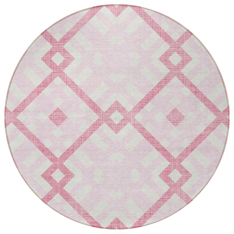 HomeRoots Geometric Transitional Rectangle Outdoor Rug
