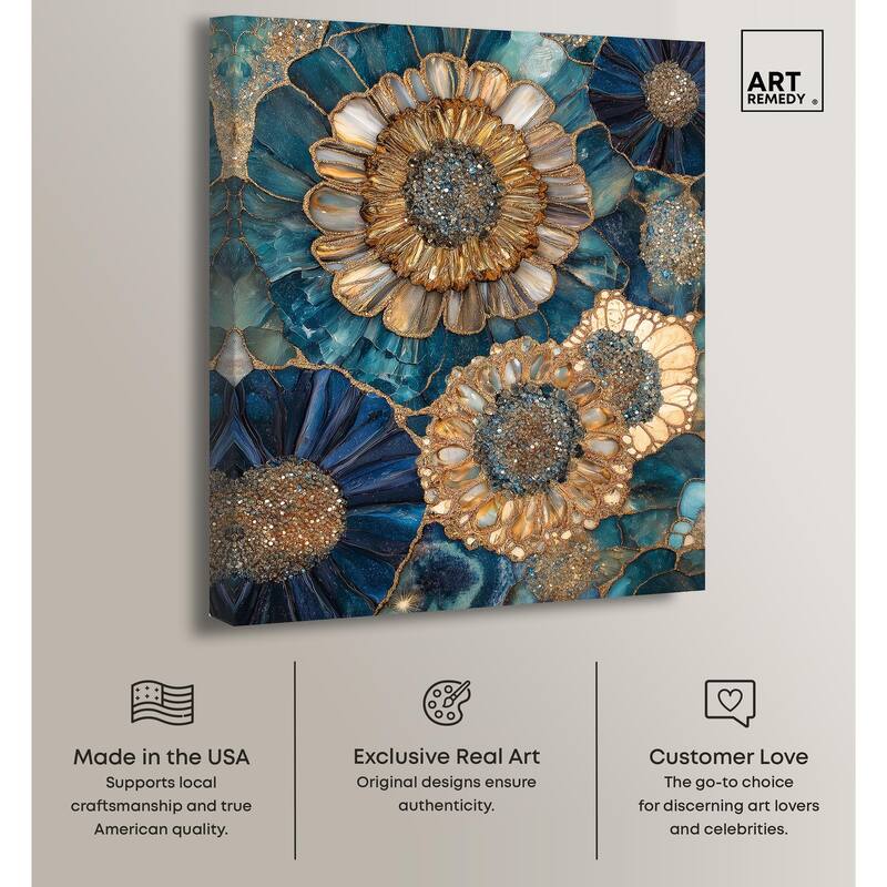 Opulent Geode I Canvas by Art Remedy, Gallery Wrapped