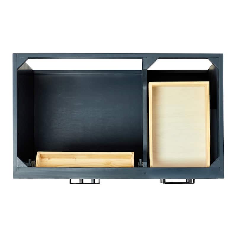 Ariel T037SLCWOVO Hepburn 37" Free Standing Single Basin Vanity Set