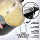 preview thumbnail 2 of 4, Gotham Steel Black Nonstick Ceramic 5 Qt Pasta Pot with Strain, Twist & Lock Handles
