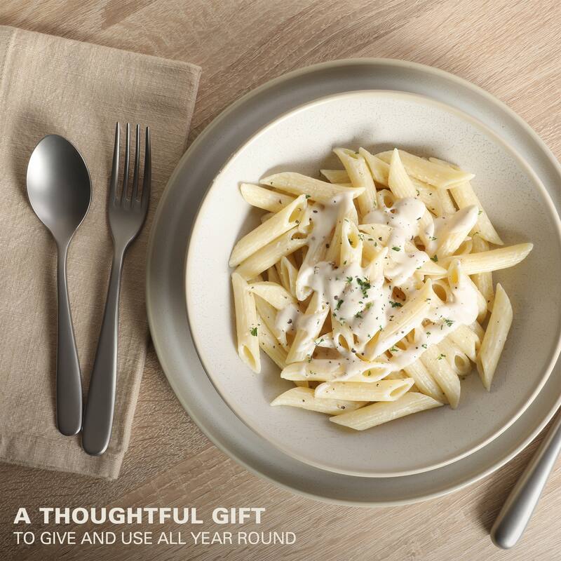 Gibson Elite Tribeca Loft 16-Piece Dinnerware Set - Modern Rustic Tableware for 4, Dishwasher & Microwave Safe