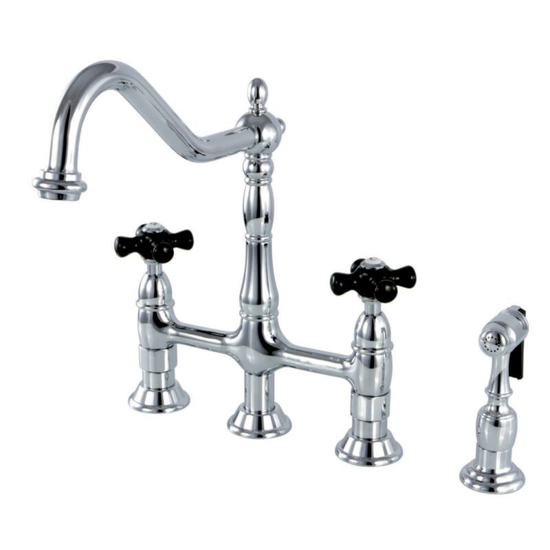Kingston Brass Duchess 1.8 GPM Bridge Kitchen Faucet - Includes Side