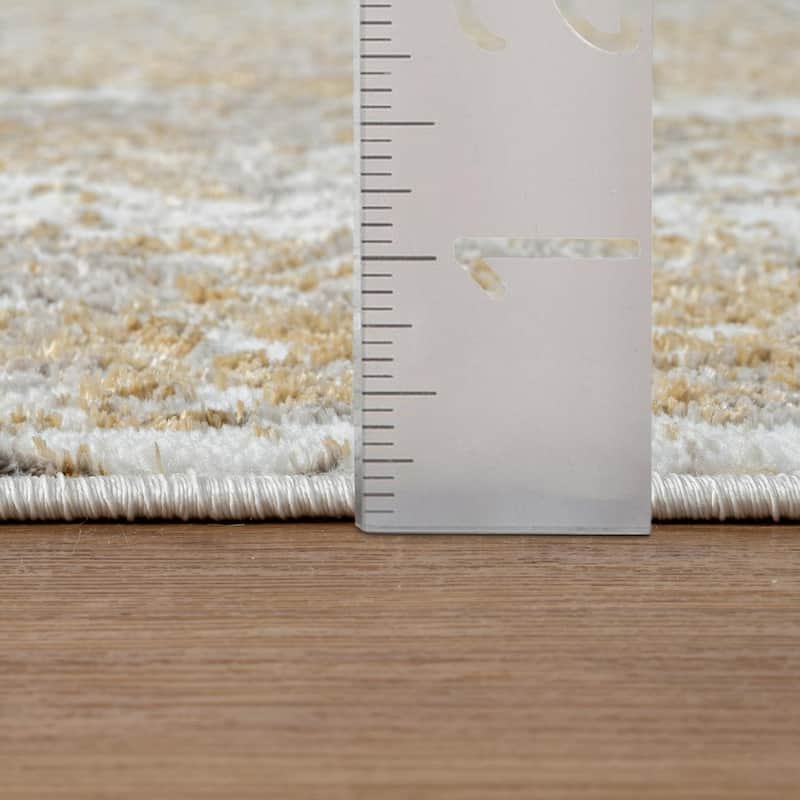Luxe Weavers Modern Abstract Textured Area Rug, Living Room Carpet