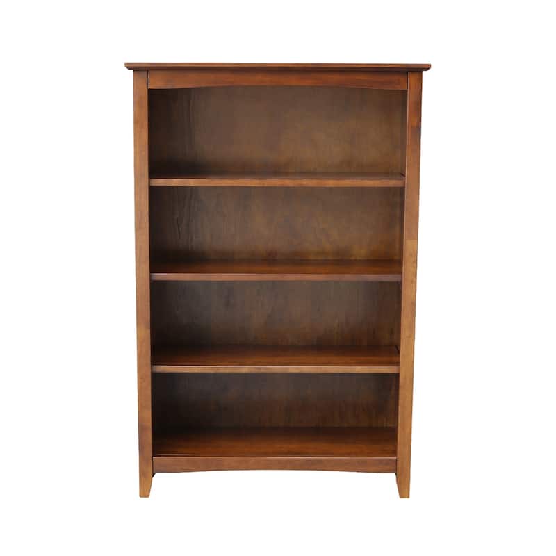 International Concepts Solid Wood Shaker Bookcase