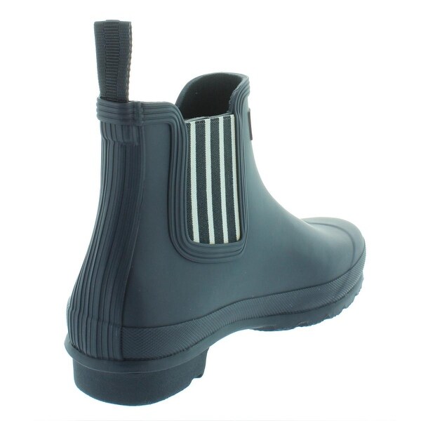 hunter garden stripe chelsea boots