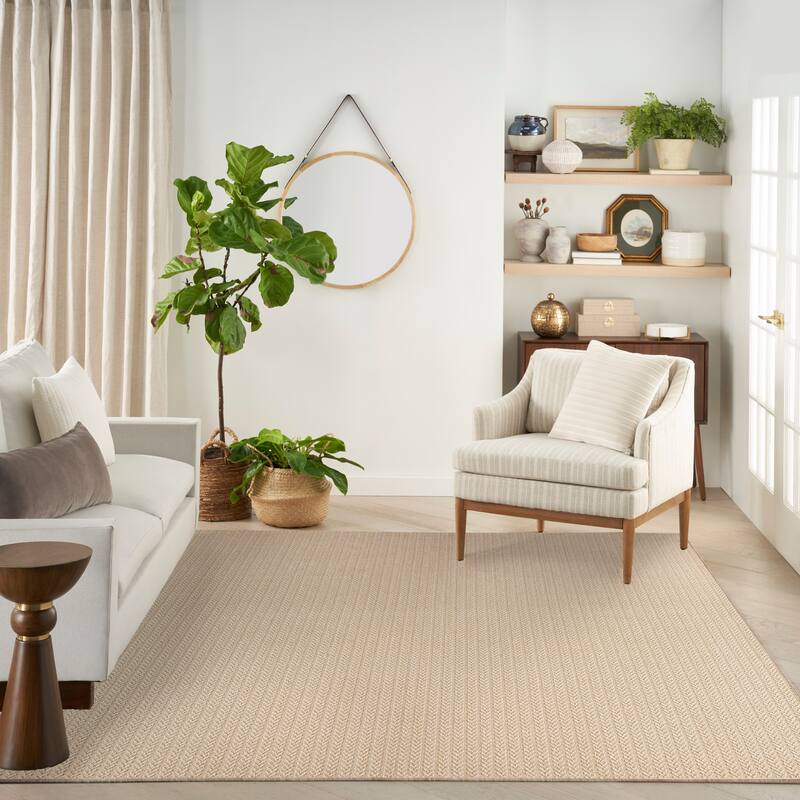 Nourison Tulum Indoor/Outdoor Chevron Area Rug