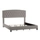 preview thumbnail 29 of 43, Fontana Adjustable Diamond-tufted Arched Back Bed by iNSPIRE Q Classic