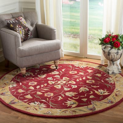 SAFAVIEH Handmade Anatolia Maria Traditional Oriental Hand-spun Wool Rug