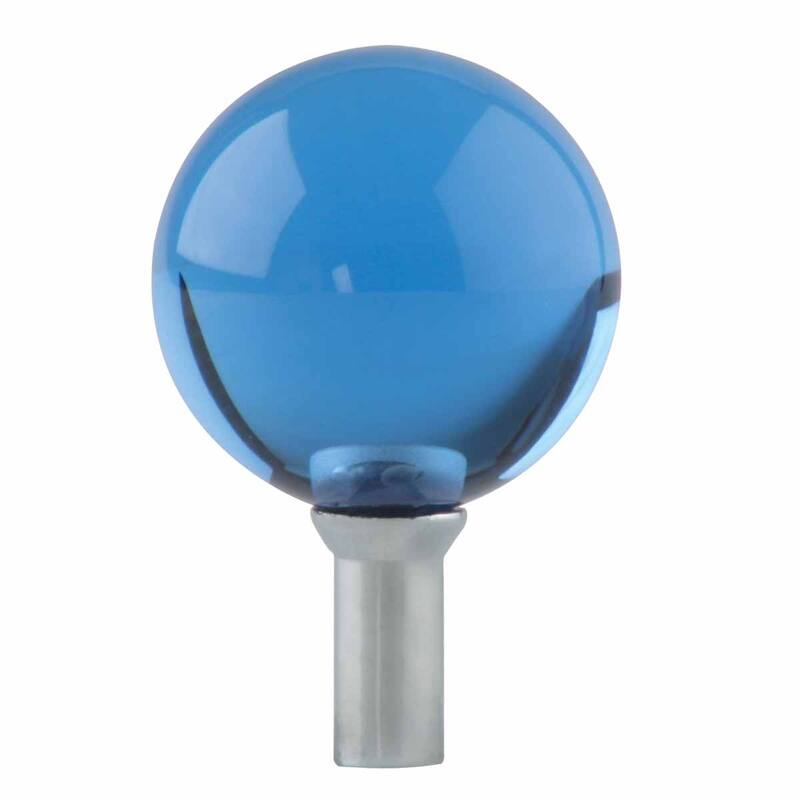 Bathroom Faucet Part Blue Glass Ball Knob Lever 1 Handle Renovators Supply